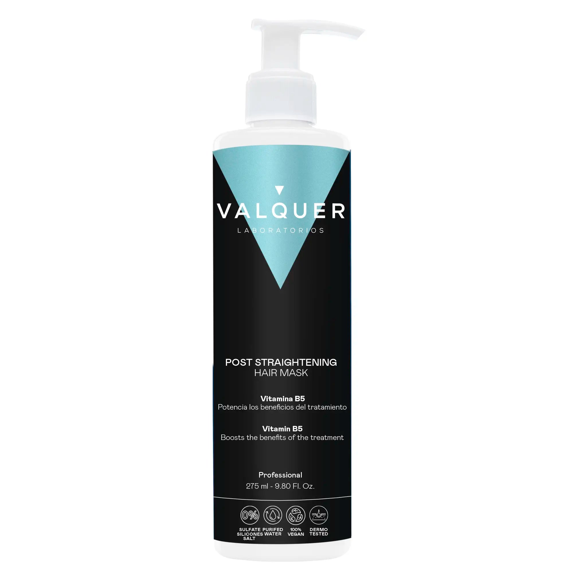 Mascarilla capilar post alisado francés 275 ml – Valquer®