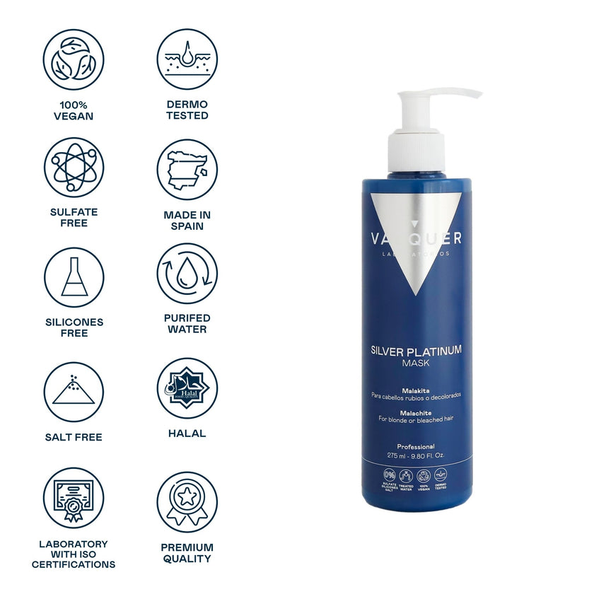 Mascarilla capilar Silver Platinum - 275 ml