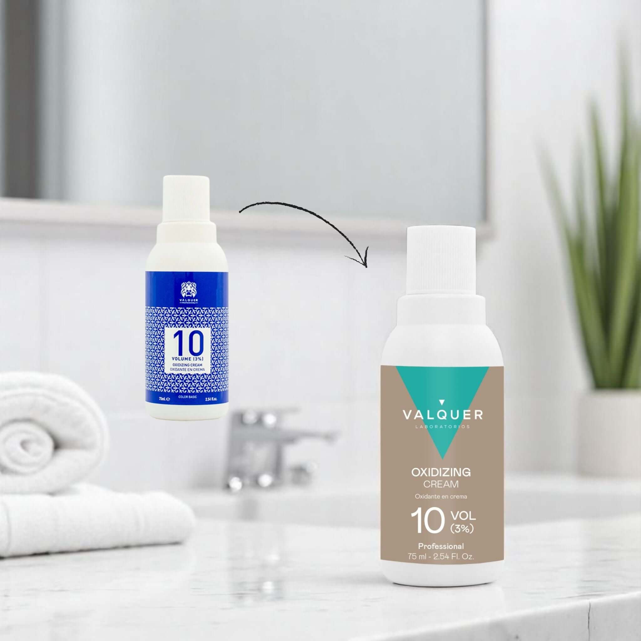 nuevo packaging oxidante en crema vol 10