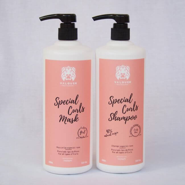 mascarilla y champu curly