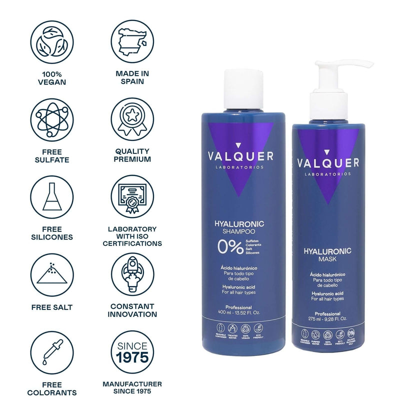 Hyaluronic Acid Pack - Shampoo and Hair Mask - 675 ml