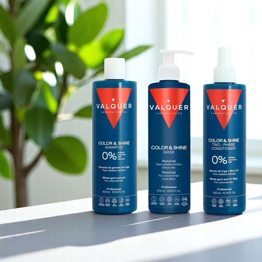 Color and Shine Enhancer Pack for Colored Hair - Shampoo, Mask and Bi-Phase Conditioner - 1000 ml