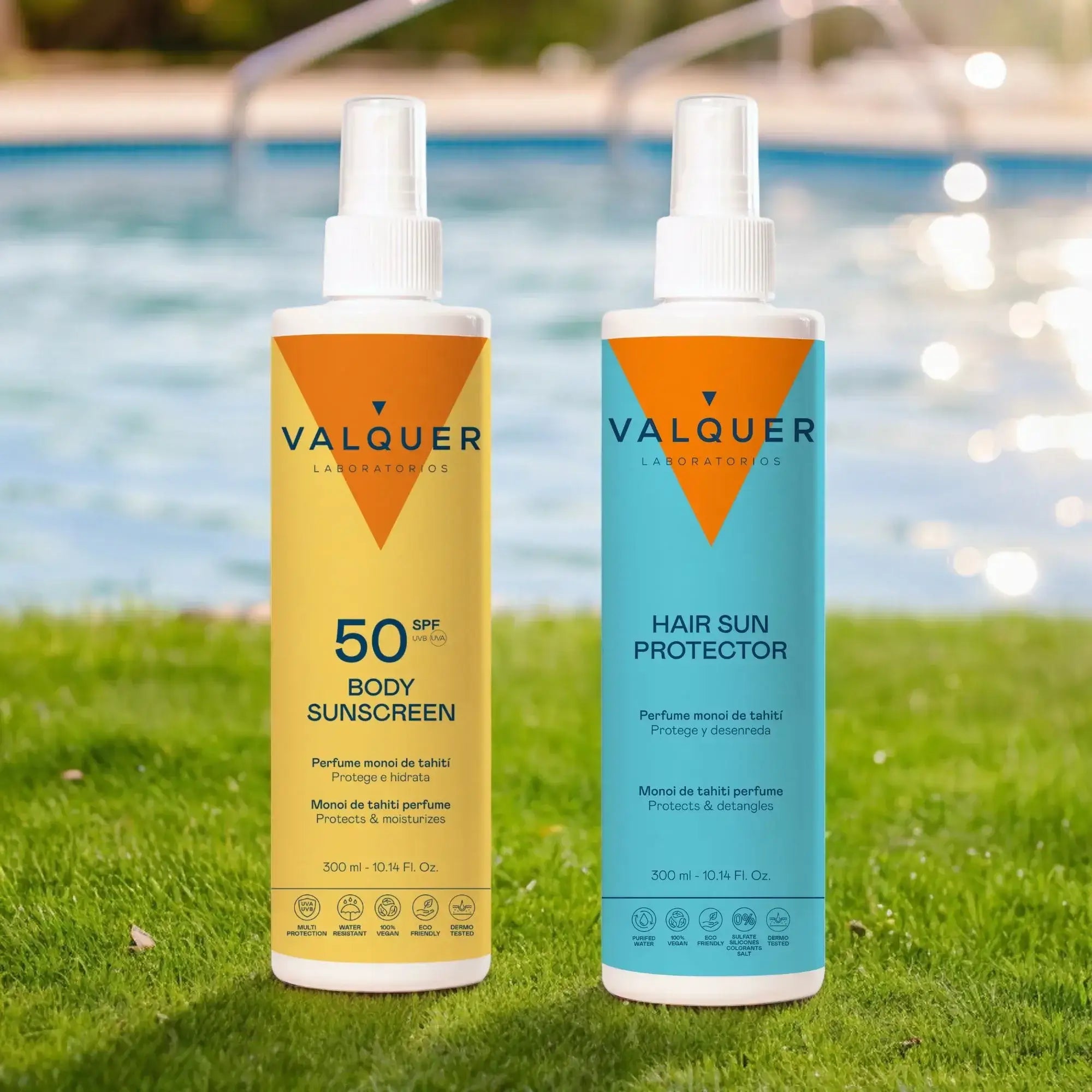 Body Sunscreen Pack SPF 50 and Hair Sunscreen - 600 ml