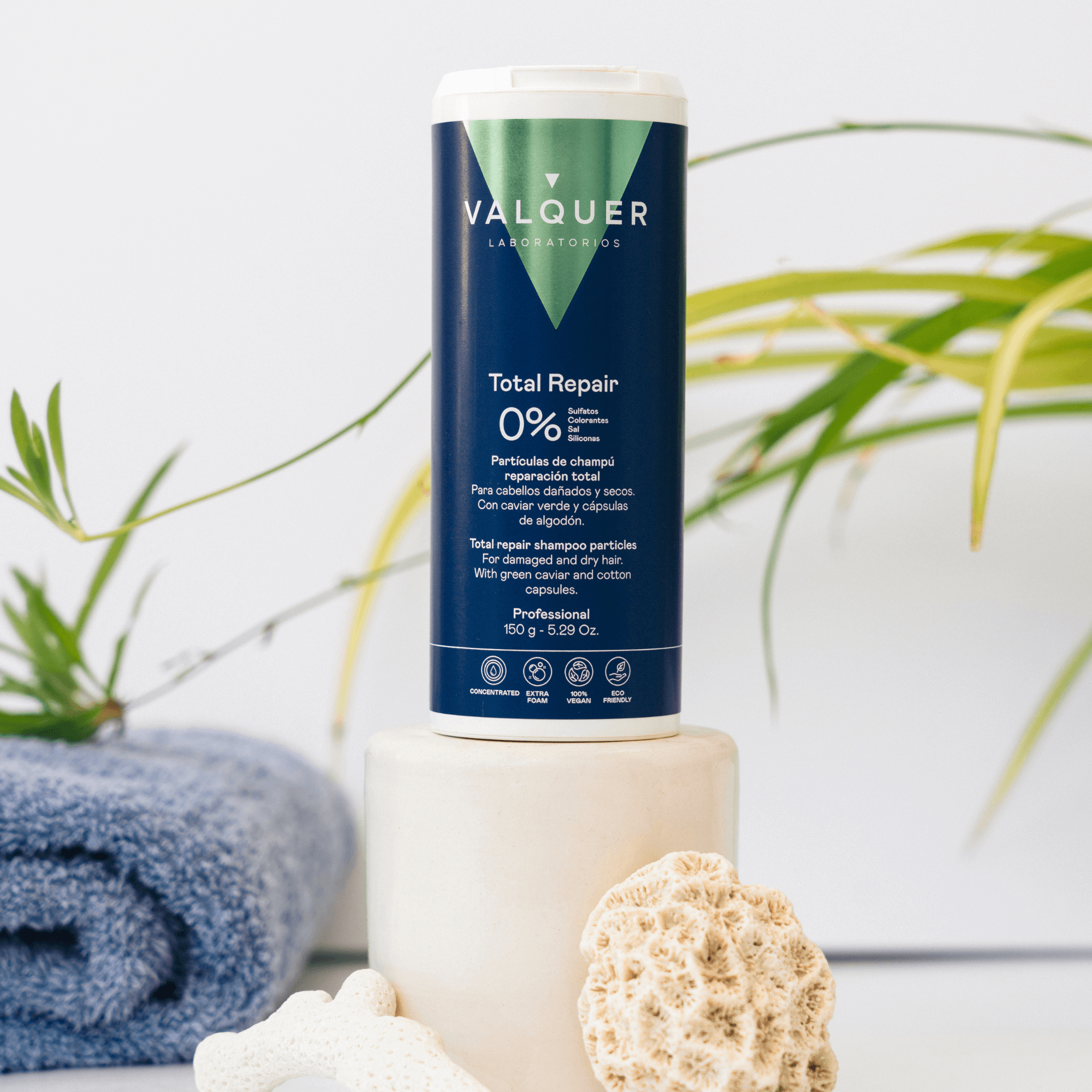 Partículas de Champú Total Repair - 150 g
