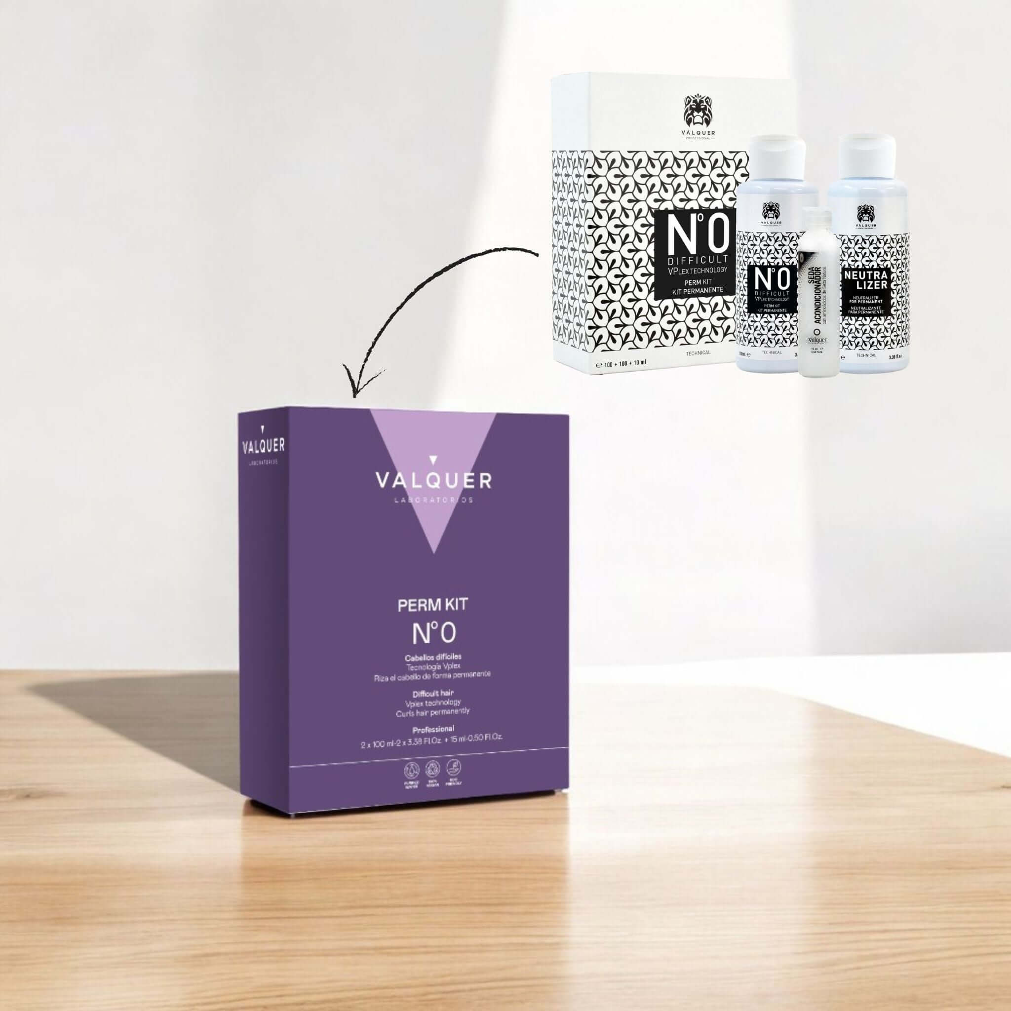 Kit permanente n° 0 (difficile) - 210 ml