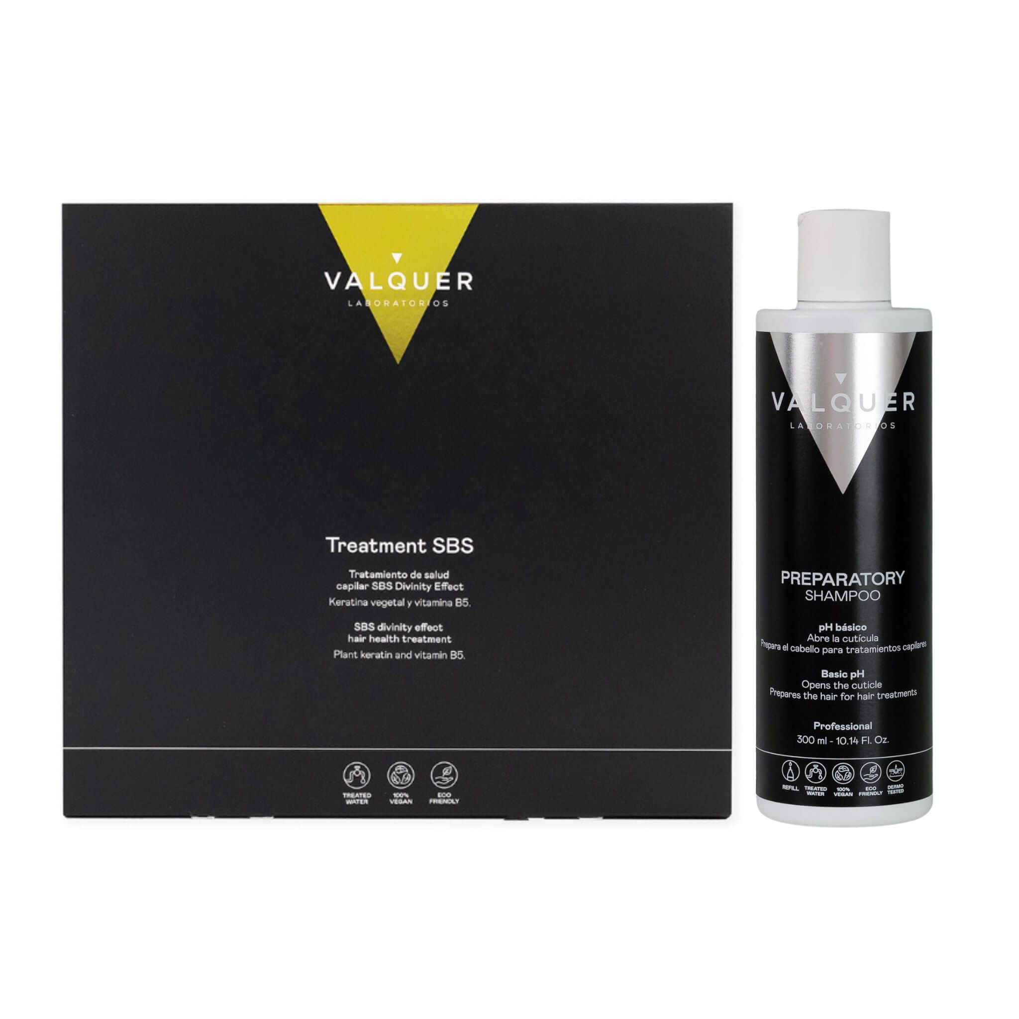 SBS hair treatment pack + preparing shampoo
