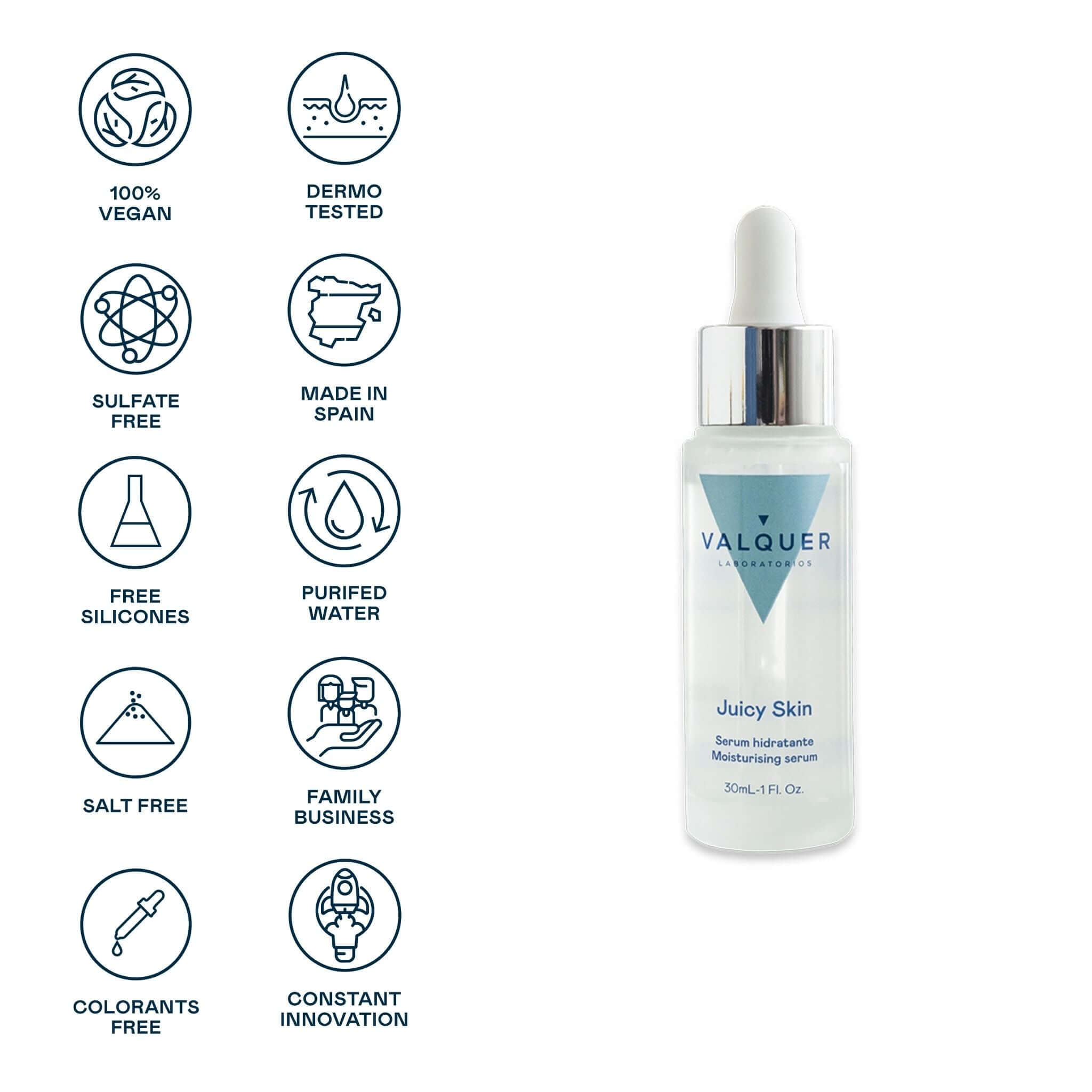 Moisturizing facial serum - 30 ml