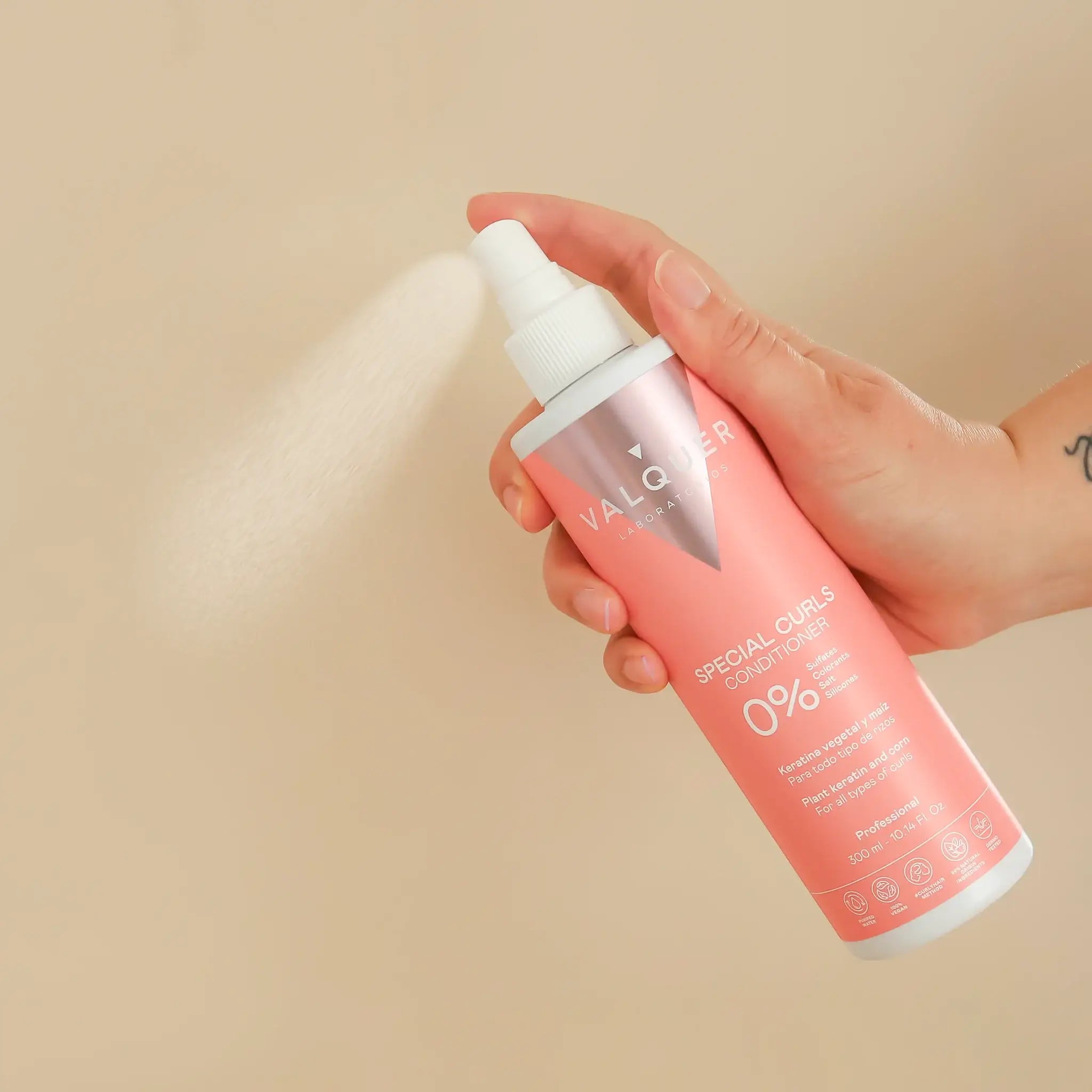 Acondicionador rizos apto para Método Curly (Sin Aclarado). Leave in - 300ml