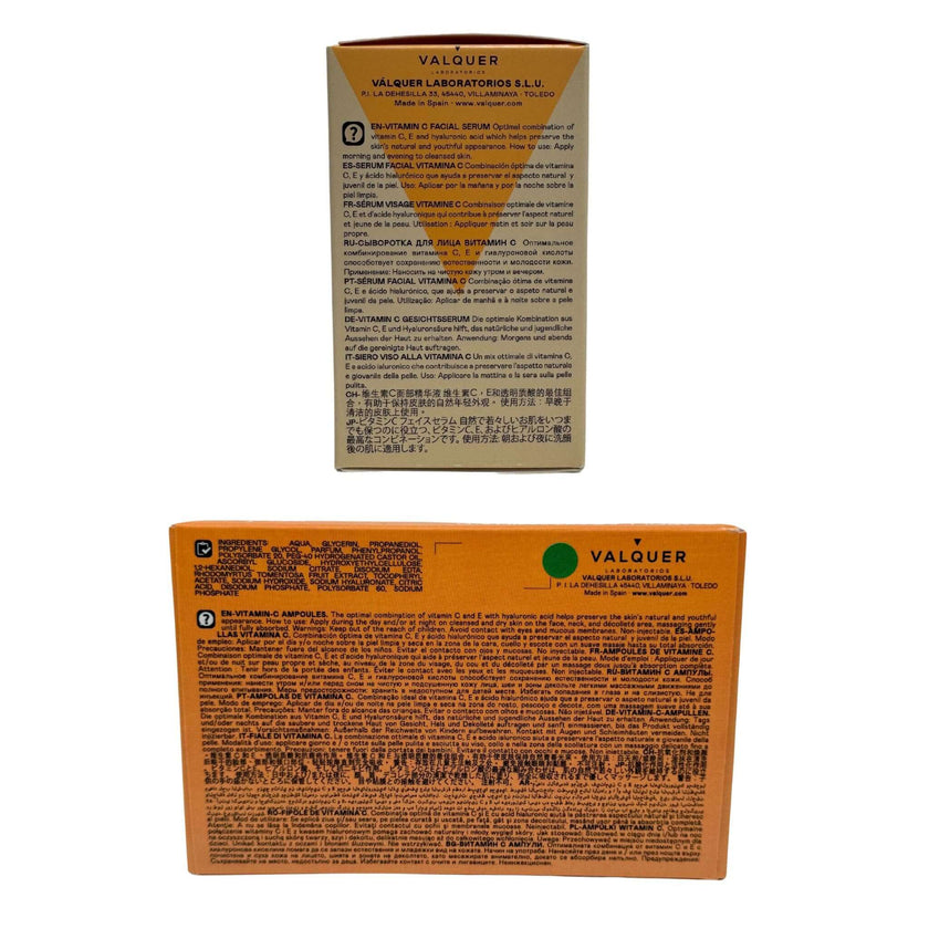 Facial Pack Vitamin C and Hyaluronic Acid - Serum 30 ml and Ampoules 5 x 2 ml