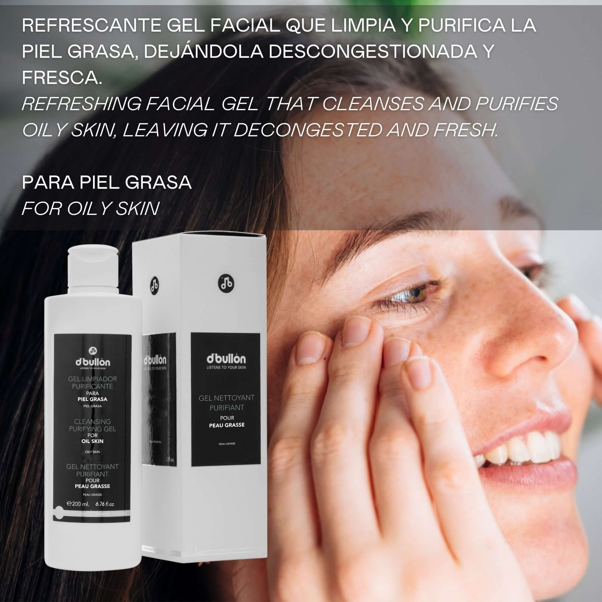 Purifying facial cleansing gel - 200 ml
