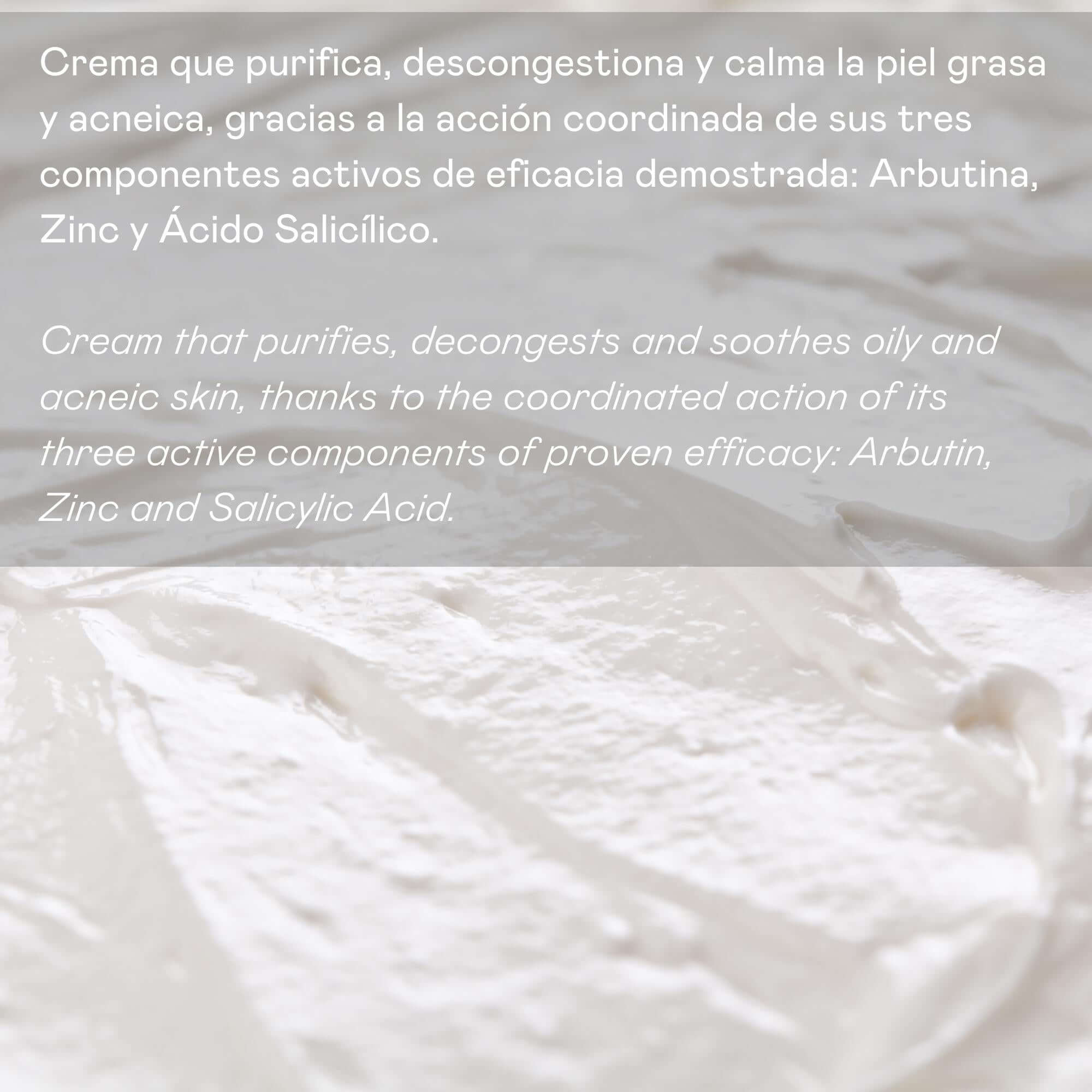 Purifying facial active oily skin