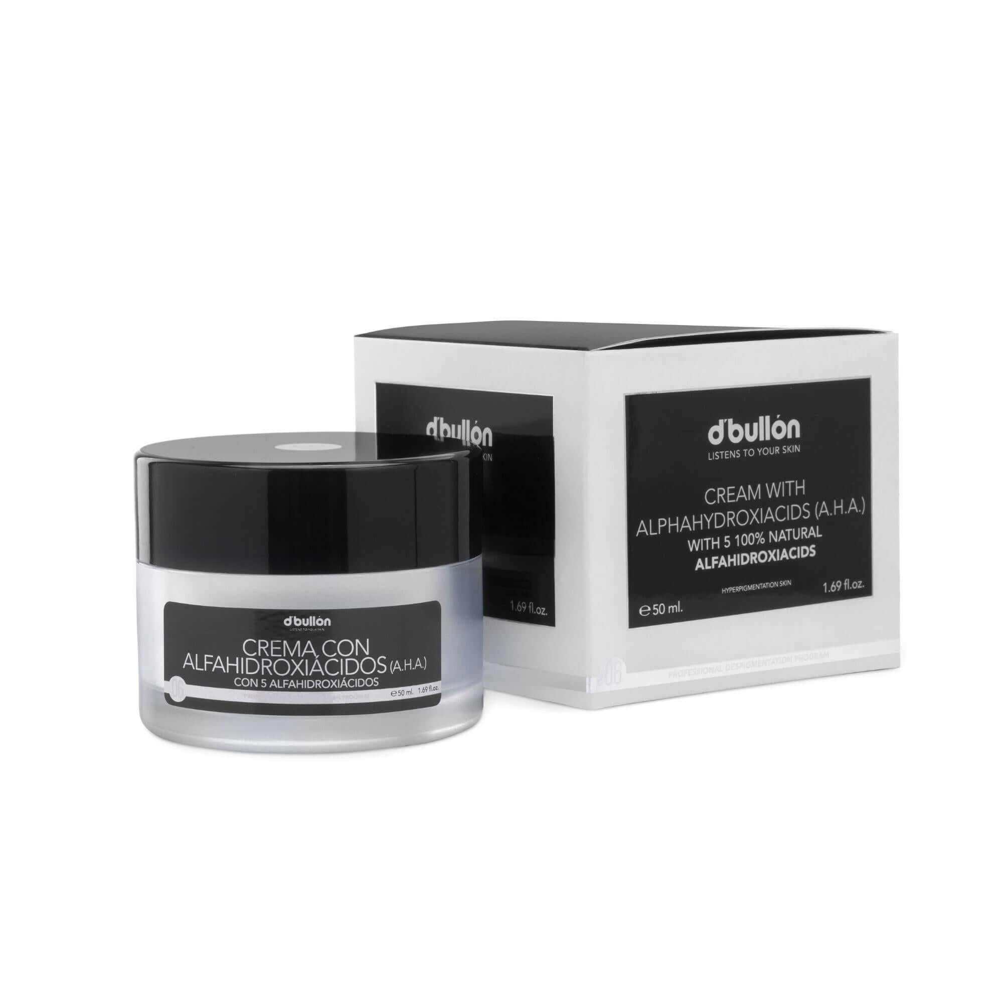 Face cream with alpha hydroxy acids (AHA) - 50 ml – Valquer®