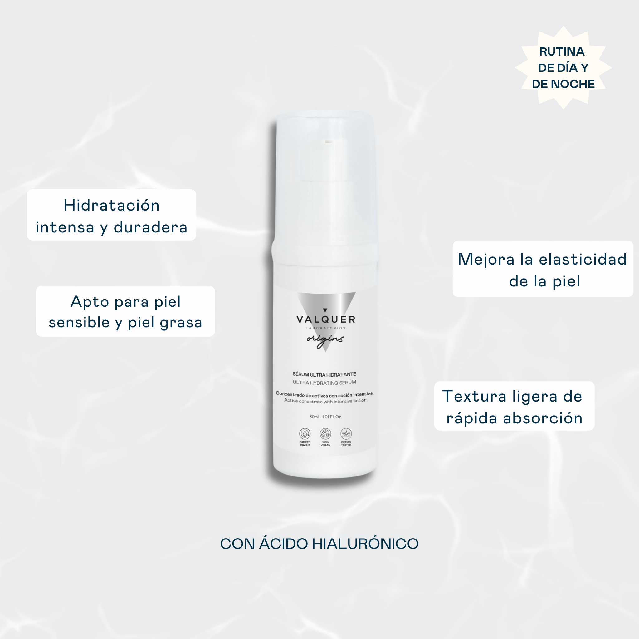 Sérum Facial Ultra-Hidratante – Acción Inmediata para Pieles Muy Secas - 30 ml