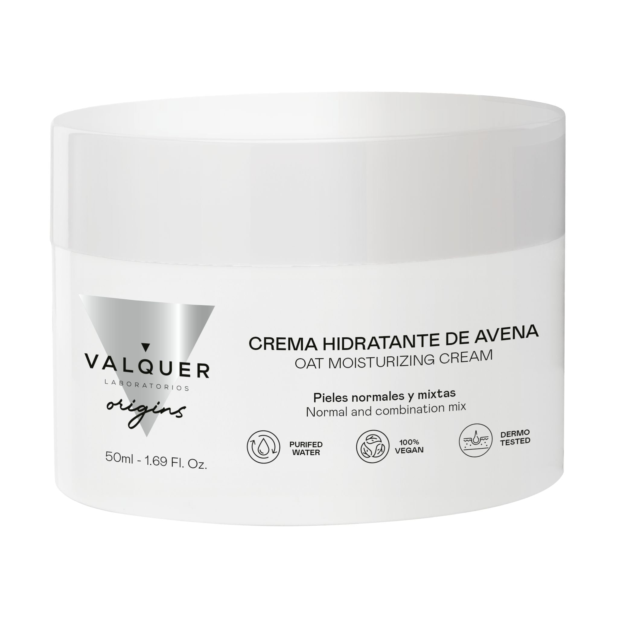 Crema facial hidratante de Avena