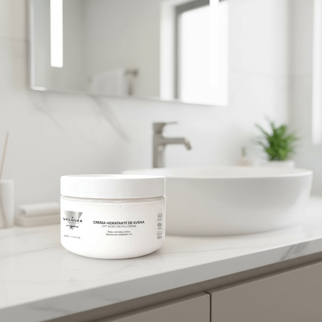 Crema facial hidratante de Avena