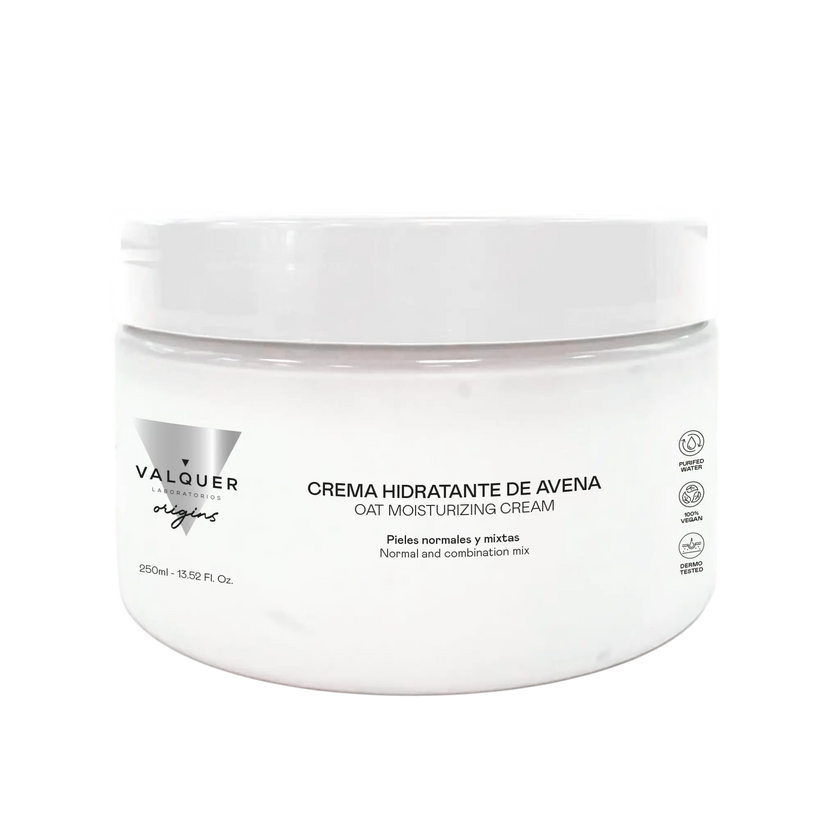 Crema facial hidratante de Avena