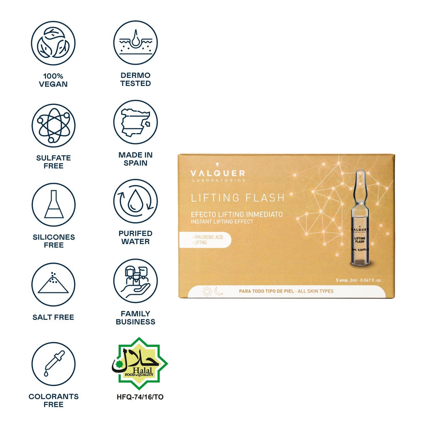 Ampollas Lifting Flash - 5 x 2 ml