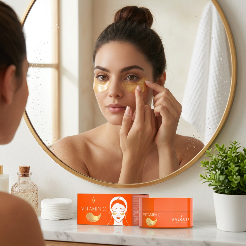 Parches para Contorno de Ojos con Vitamina C - 60 ud.