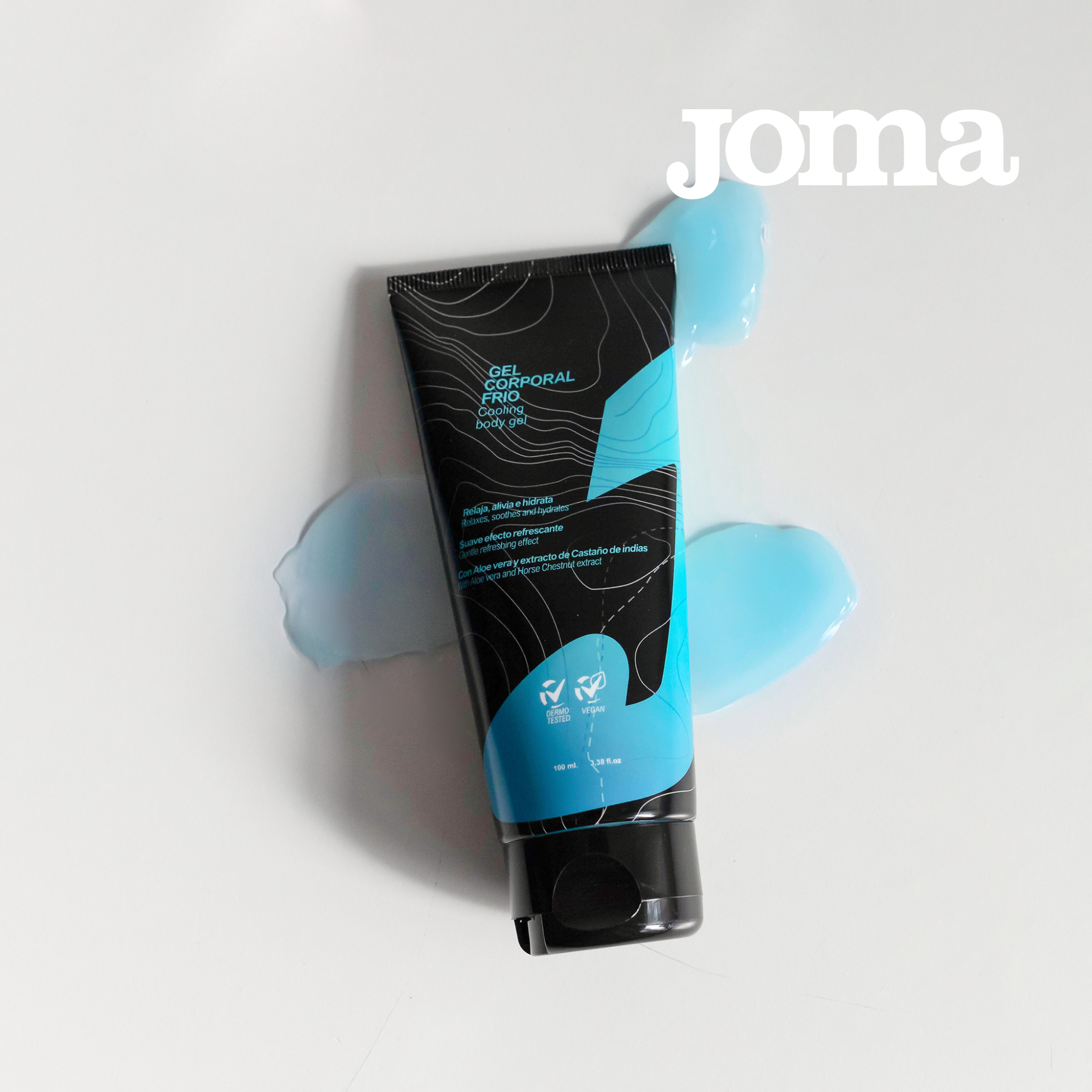 Gel corporel rafraîchissant effet froid pour jambes et pieds fatigués à l'aloe vera et au marron d'Inde – 100 ml