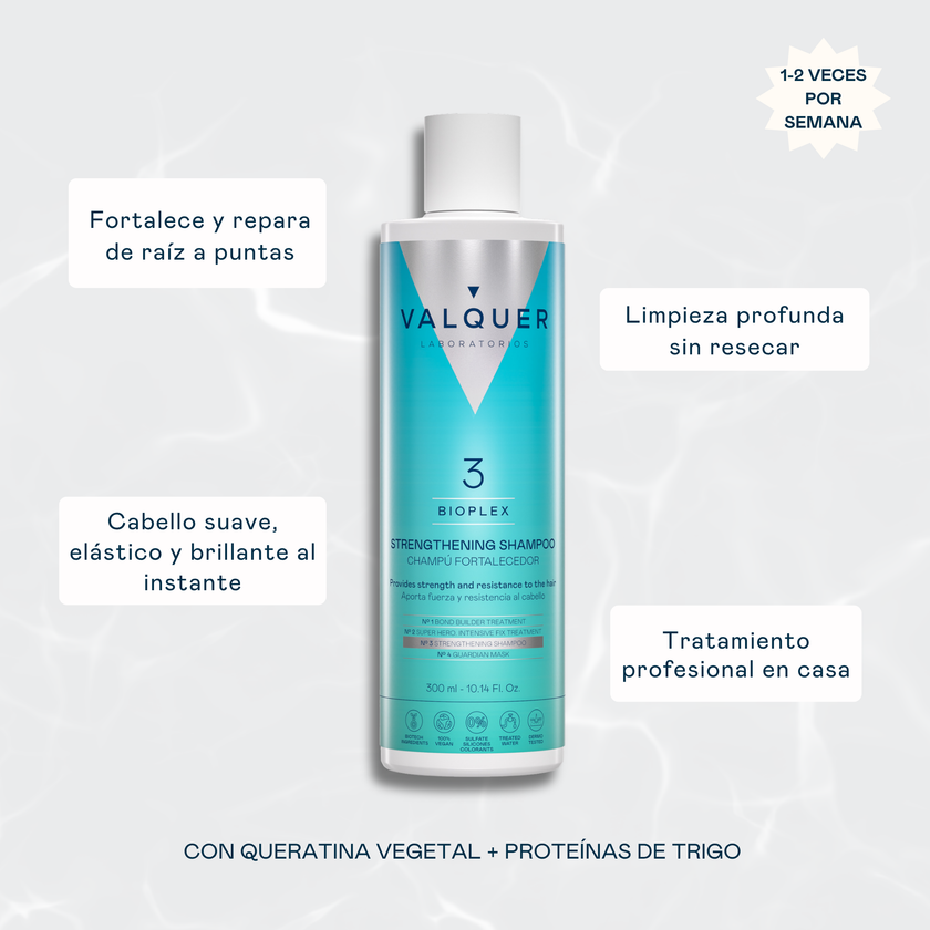 Bioplex Nº 3 - Champú Fortalecedor - 300 ml