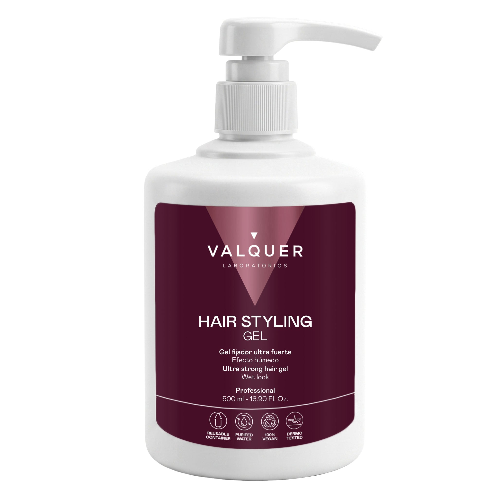 Ultra-strong fixative hair gel - 500 ml