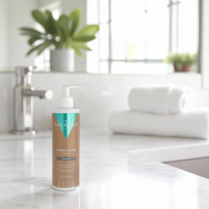 Mascarilla color gris plata - Power Color - 275 ml