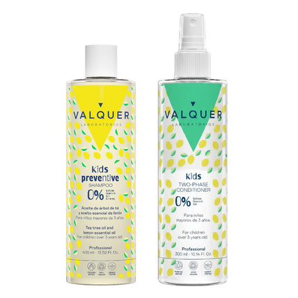 Preventive biphasic shampoo and conditioner pack for children - 700 ml