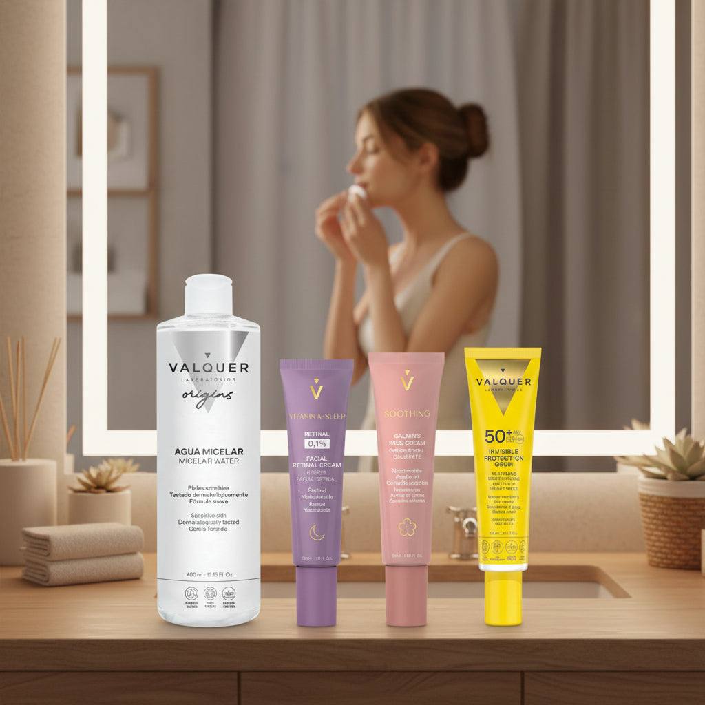 Pack Agua Micelar + Soothing + Retinal + Invisible Protection - Limpieza, Calma, Reparación y Protección Solar