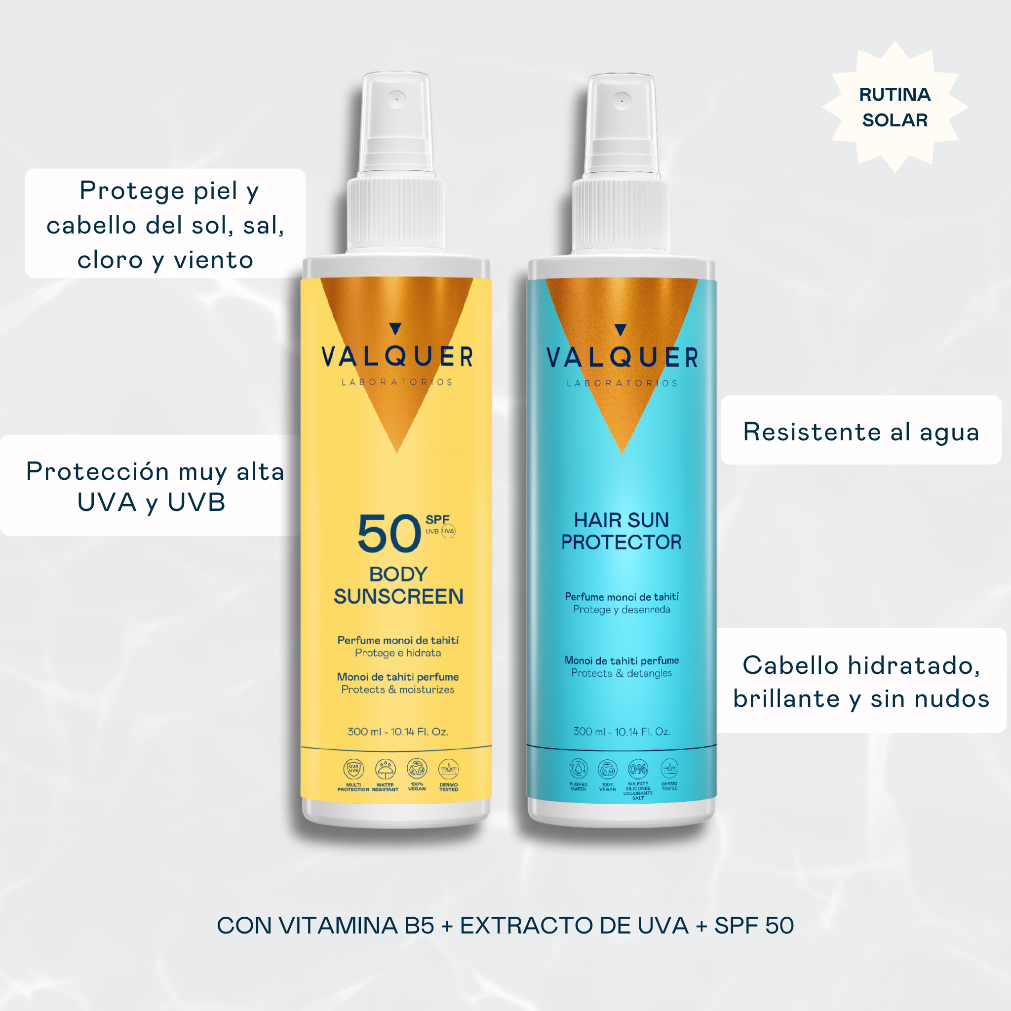 Beneficios Pack protector solar y capilar