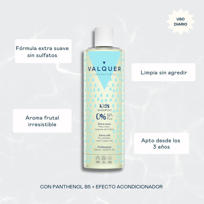 Beneficios champu para niños