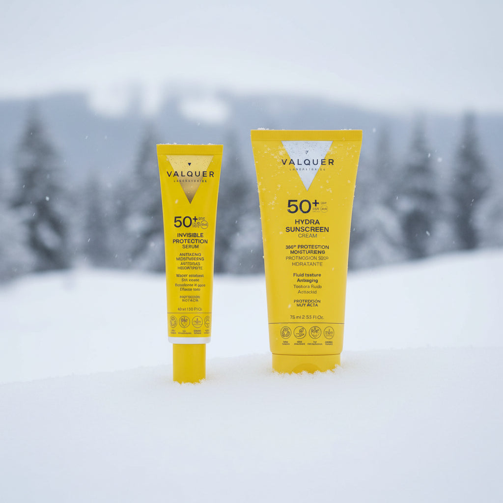 Bodegon Pack Solar Facial Invisible Protection e Hydra Sunscreen SPF 50+