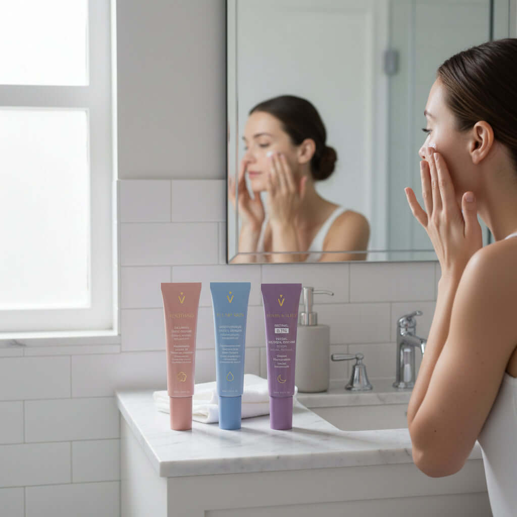 Pack Soothing + Plump + Retinal - Calma, Nutrición y Efecto Antiedad