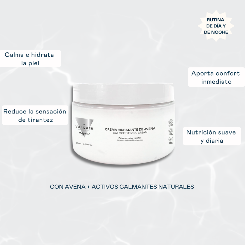 Crema Hidratante de Avena