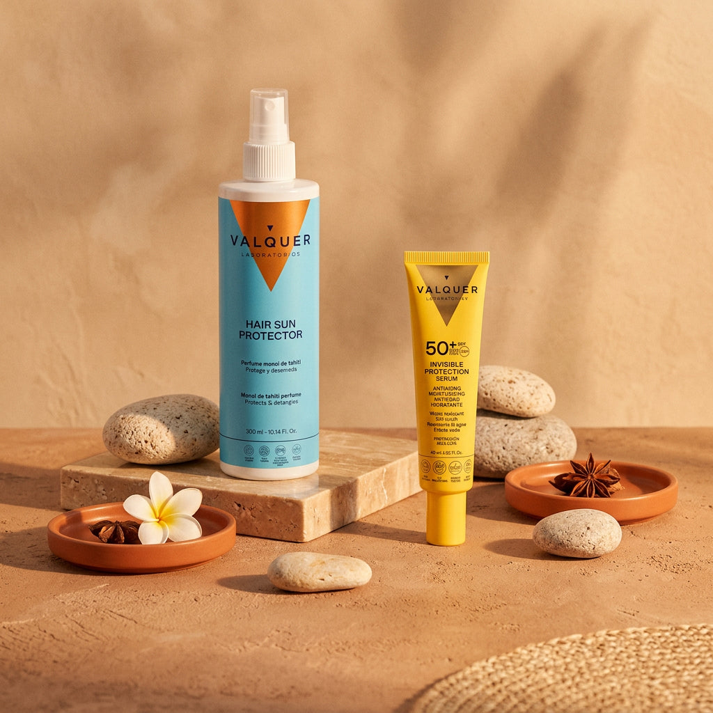 Lot Essentiels Solaires - Protection Visage SPF 50+ et Capillaire