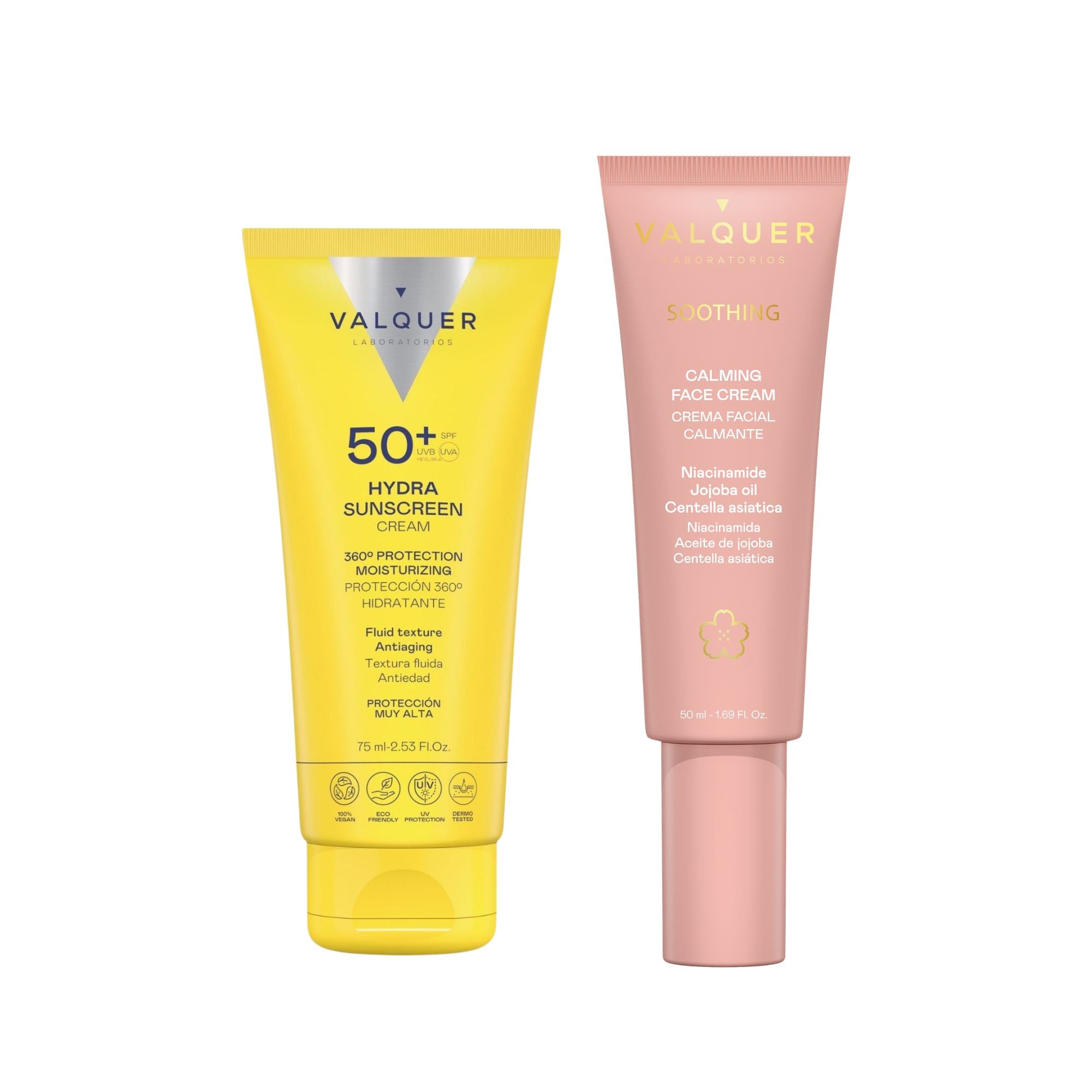 Pack Protección y Calma Facial - SPF 50+ y Piel Sensible
