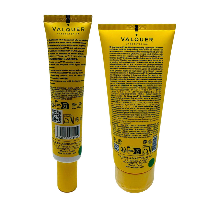 Etiqueta Pack Solar Facial Invisible