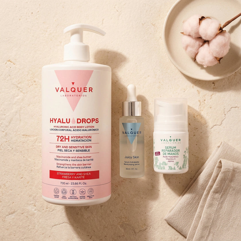 Hydration Pack for Face, Body and Hands with Hyaluronic Acid – Strawberry and Shea Butter