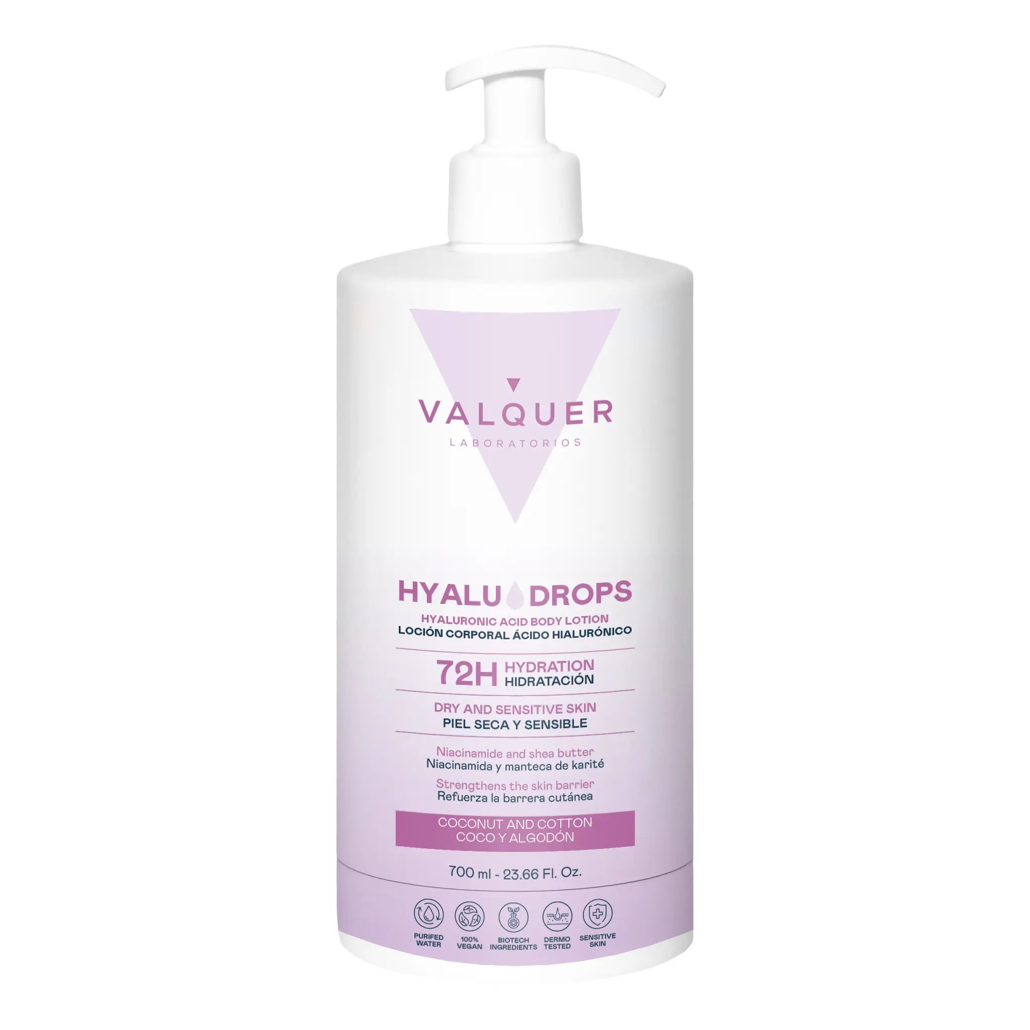 Hyaludrops Loción Corporal Coco y Algodón