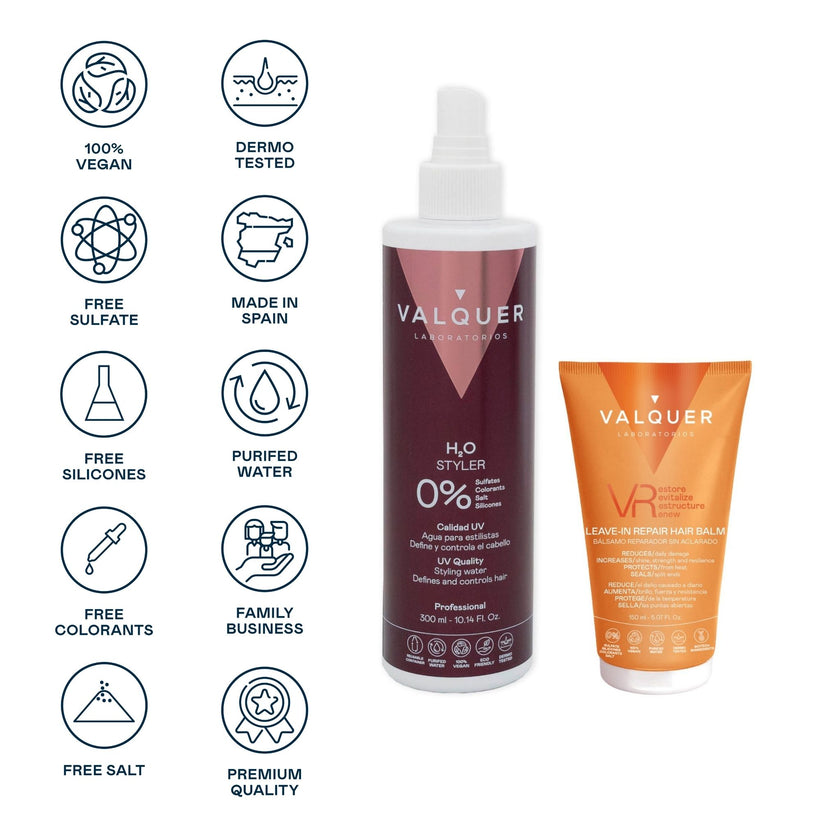 Pack Clean Look – Eau Coiffante + Après-Shampoing Sans Rinçage VR