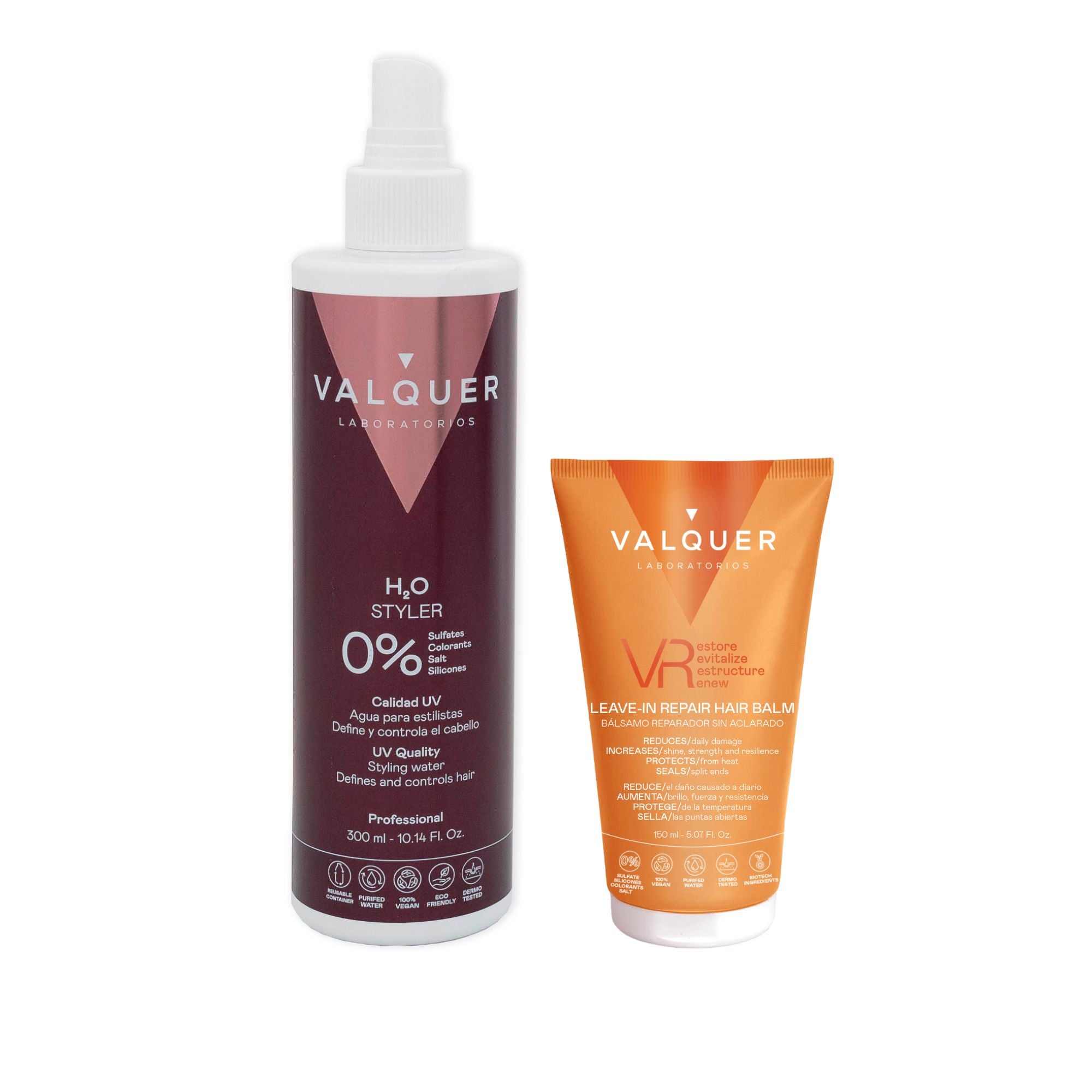 Pack Clean Look – Eau Coiffante + Après-Shampoing Sans Rinçage VR