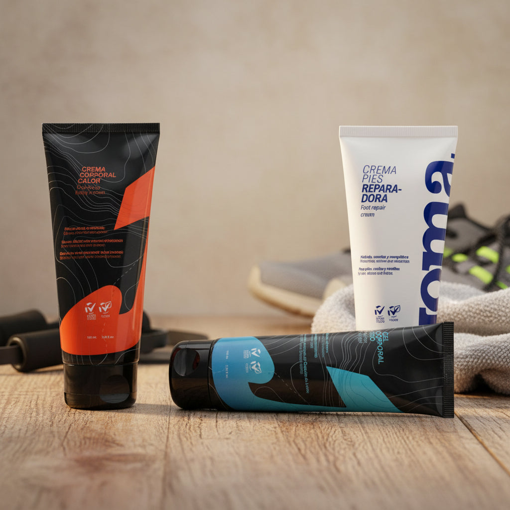 Pack Récupération : Crème Effet Chauffant, Gel Froid et Réparateur Pieds