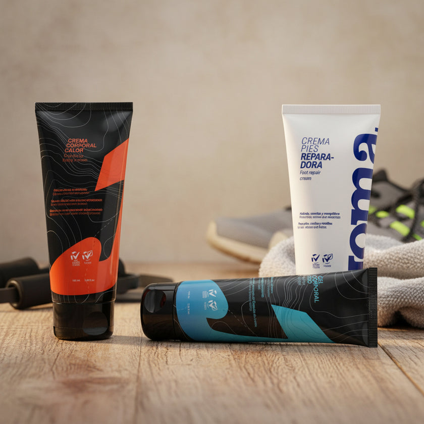 Pack Récupération : Crème Effet Chauffant, Gel Froid et Réparateur Pieds
