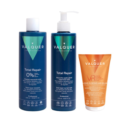 Pack Réparation Effet Rafraîchissant – Shampoing Réparateur, Masque Cheveux Abîmés et VR