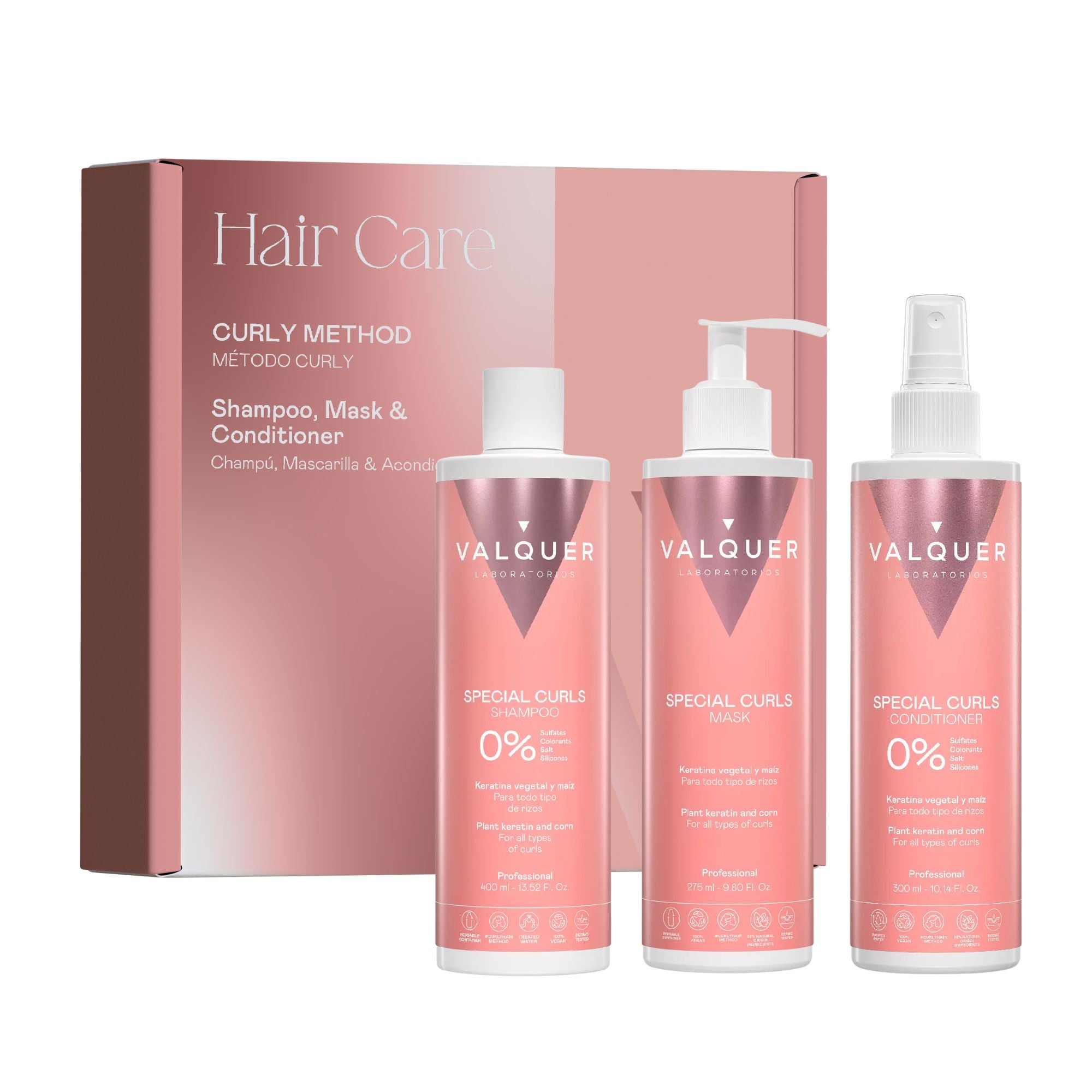 Pack Metodo Curly Champu Mascarilla y Acondicionador