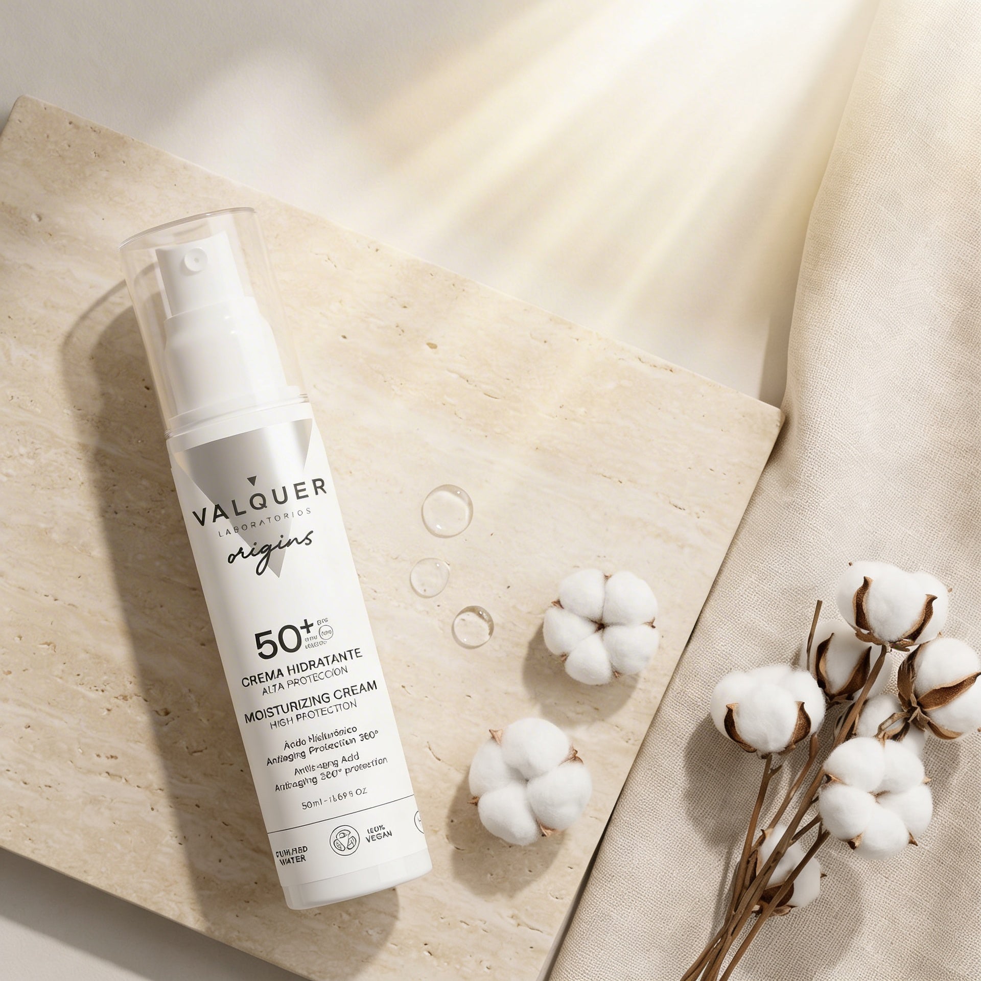 Protector solar facial hidratante SPF 50+ antipolución 360º de 50 ml