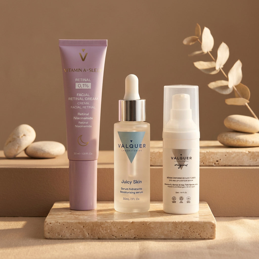 Pack Routine Anti-Âge Nuit - Rétinal, Acide Hyaluronique et Contour des Yeux