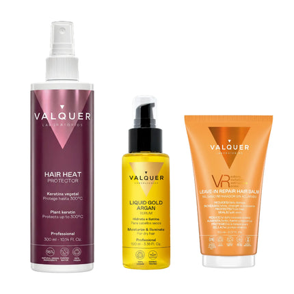 Pack Protección Total Capilar – Protector Térmico + Sérum de Argán + VR