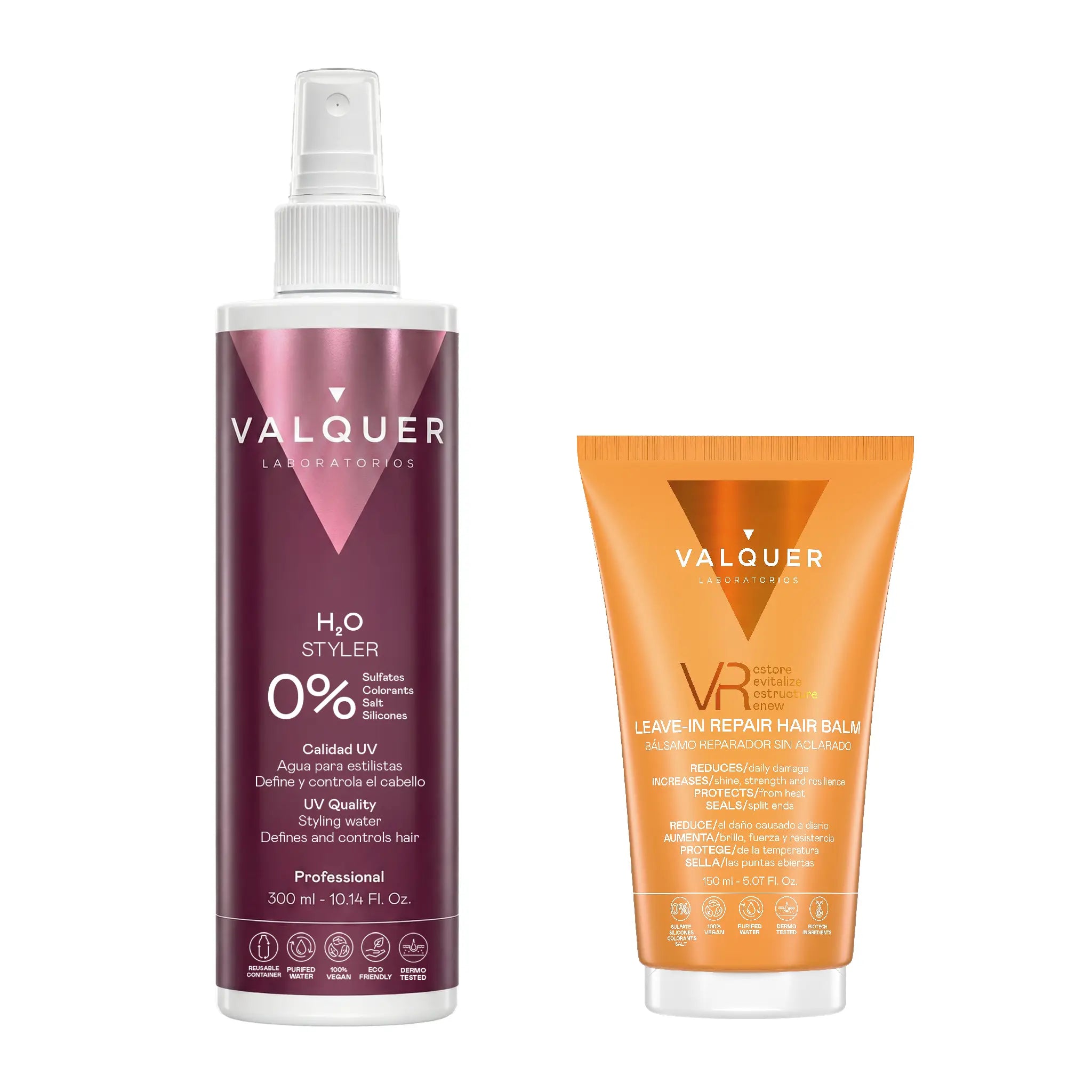 Pack Clean Look – Eau Coiffante + Après-Shampoing Sans Rinçage VR