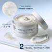 Textura de la crema G-3 Colágeno Origen Vegetal Valquer con sus 2 activos clave para una piel más hidratada y firme: colágeno de origen vegetal y vitaminas A, C y E