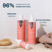 Gama Special Curls Valquer con sus activos naturales: keratina vegetal y activo natural de maíz, 96% de origen natural